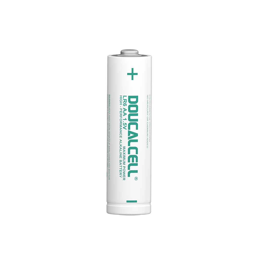DOUCALCELL Non-Rechargeable 1.5V AA Alkaline Batteries